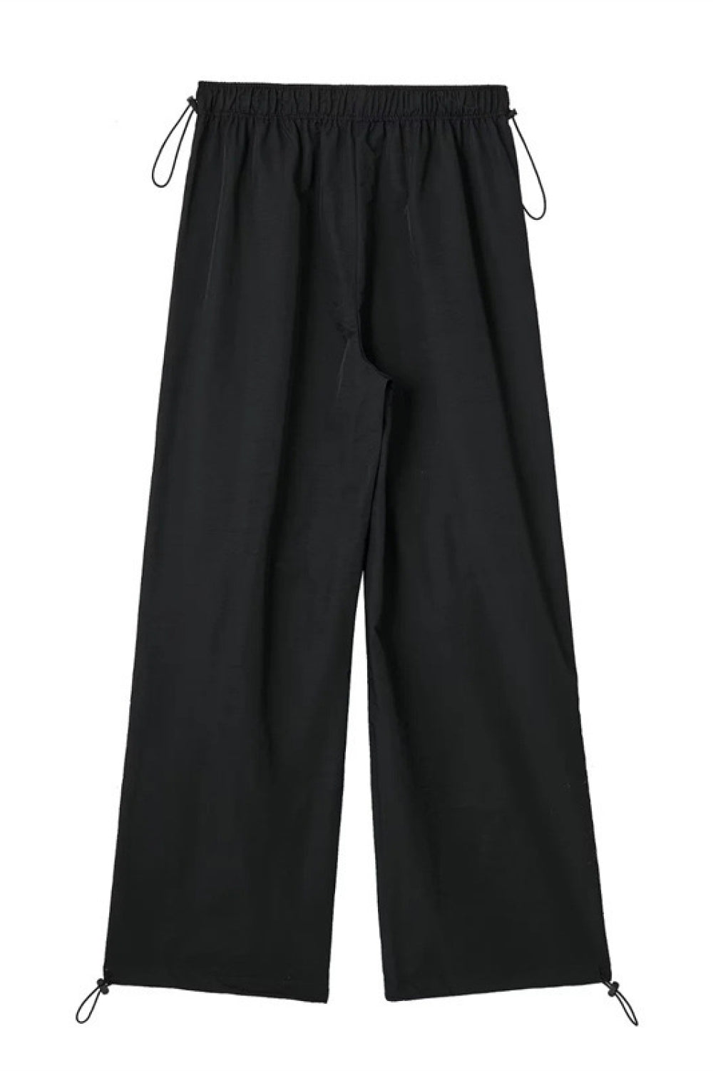 Drawstring Waist Pants with Pockets